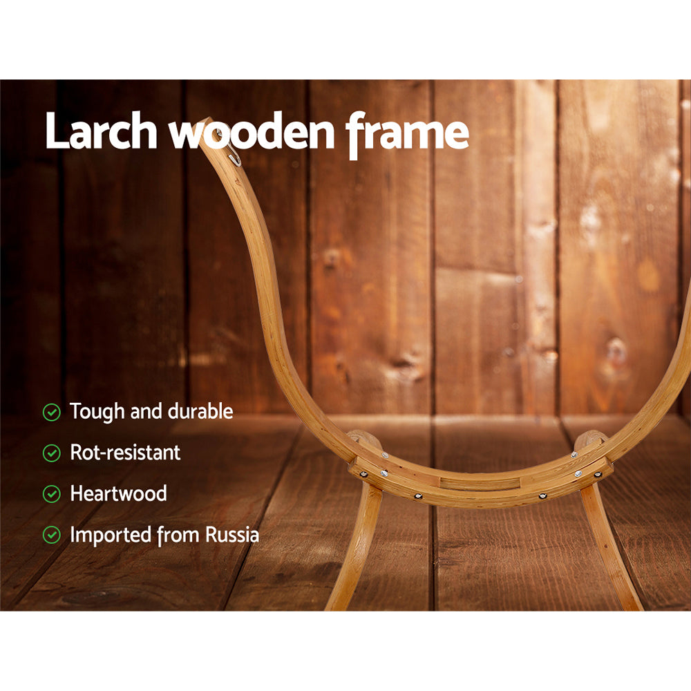 Timber Hammock Chair with Stand – Multi – 160 cm