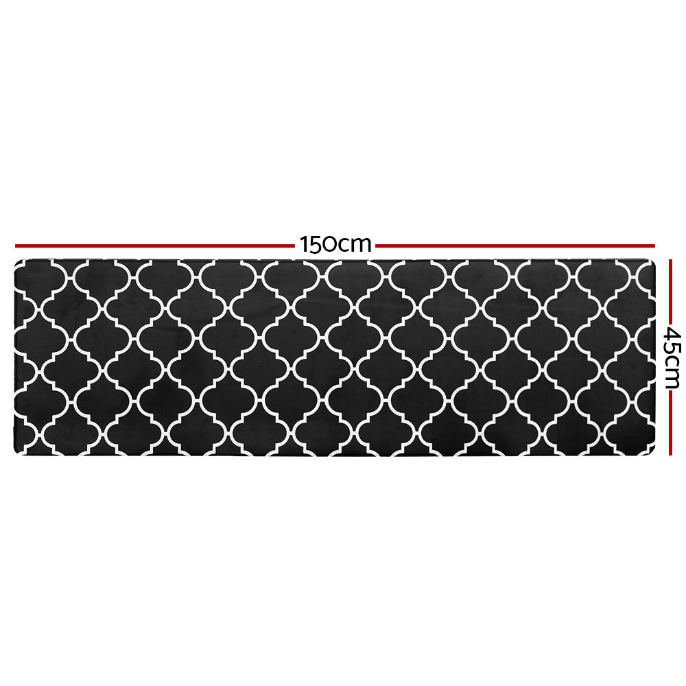 Porter Modern Rug – White – 45 × 150 cm