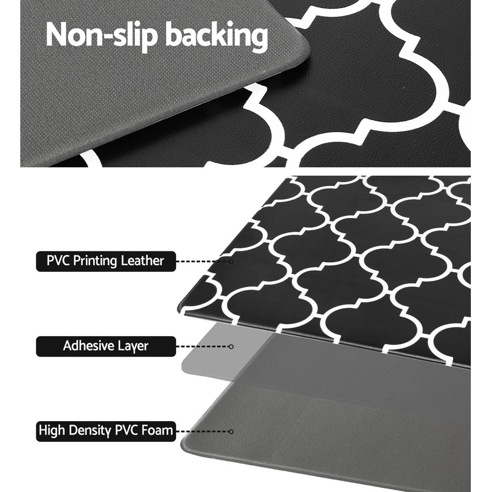 Callan Modern Rug – White – 45 × 75 cm