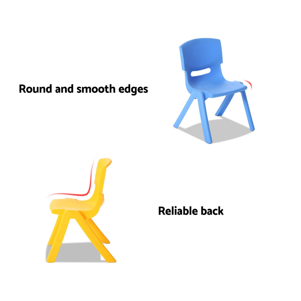 Meridian Kids Table and Chair Set – Blue – Set of 9