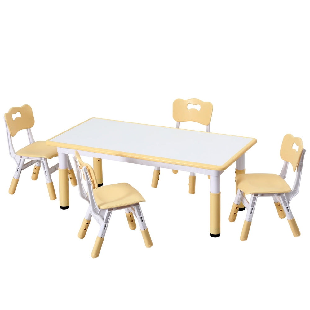 Haven 1 Kids Table and 4 Chairs Set Graffiti