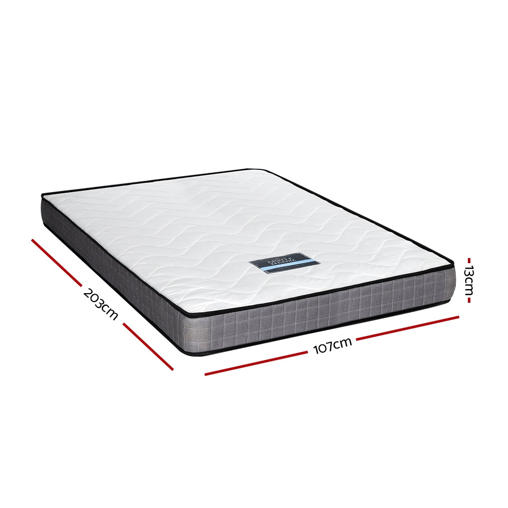 Zenith Spring Mattress – White – King Single