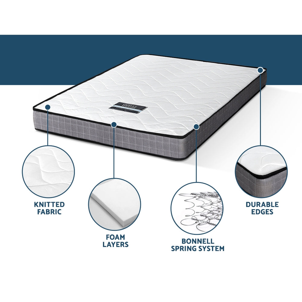 Quietude Spring Mattress – White – Queen