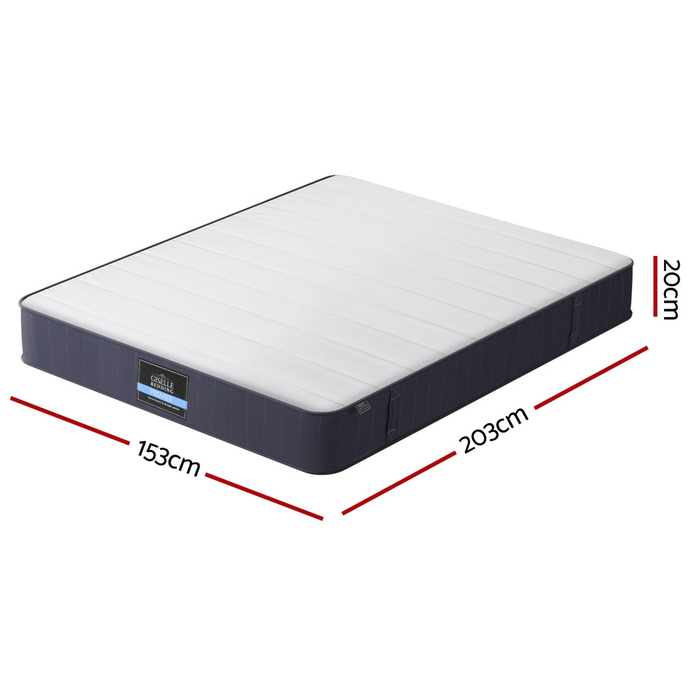 Kairo Pocket Spring Mattress – White – Queen