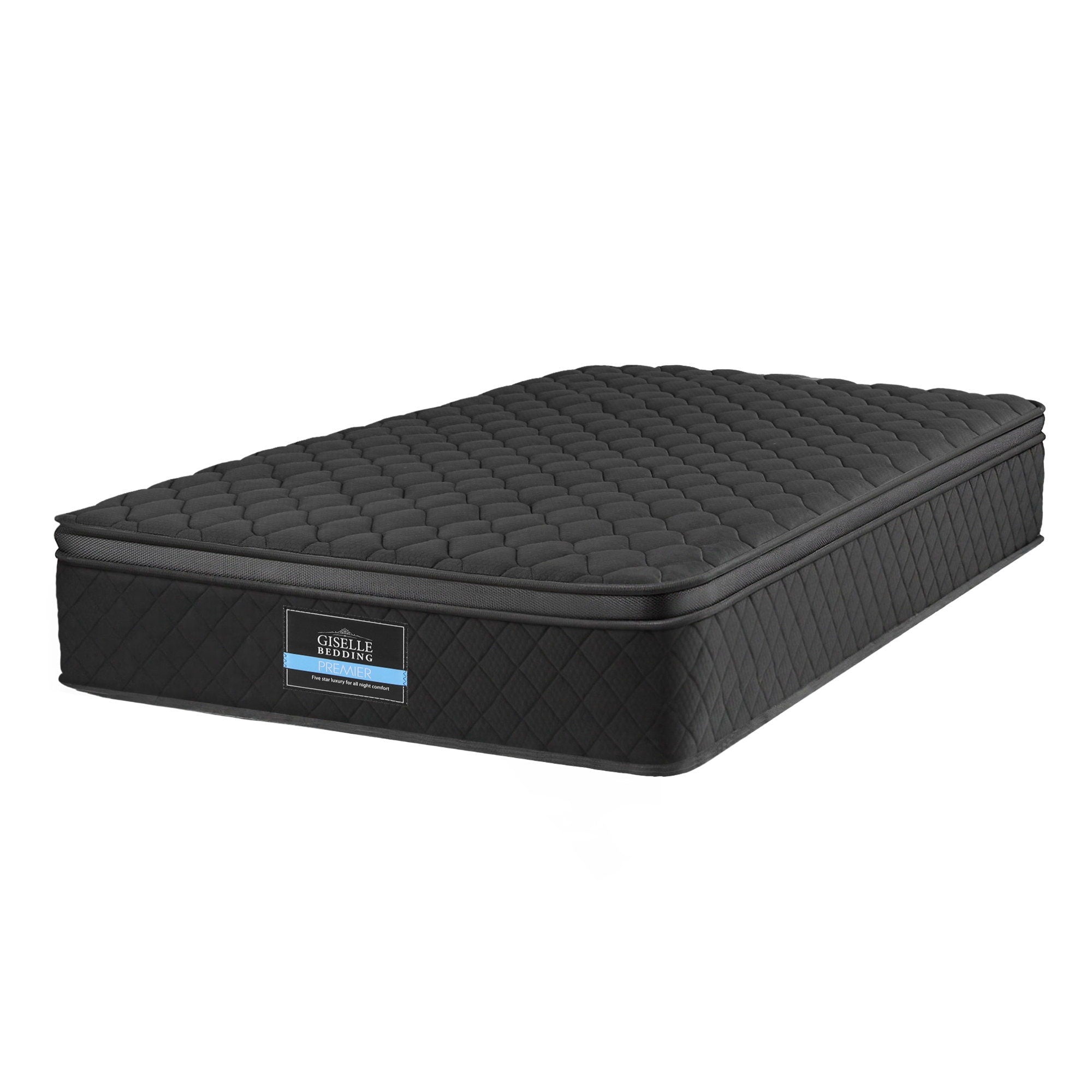 Muse Mattress 34cm Euro Top 5-Zone Pocket Spring Black – Single