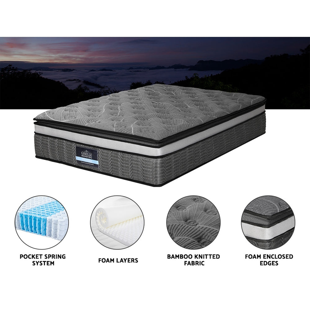 DeepSleep Pocket Spring Mattress – White – King