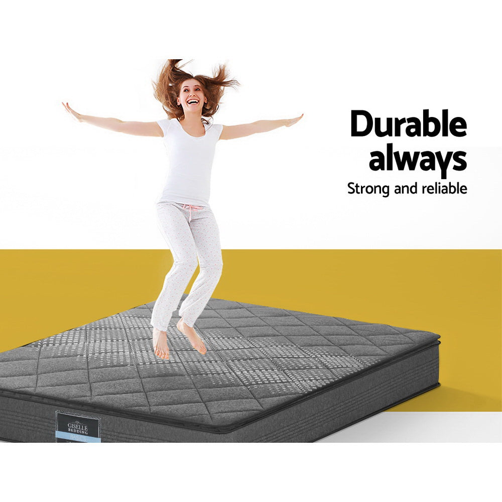 Kestra Pillow Top Mattress – White – Double