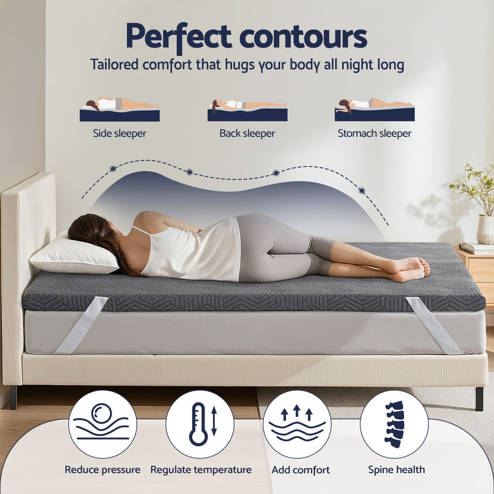 Aldrin Gel Foam Mattress – White – King