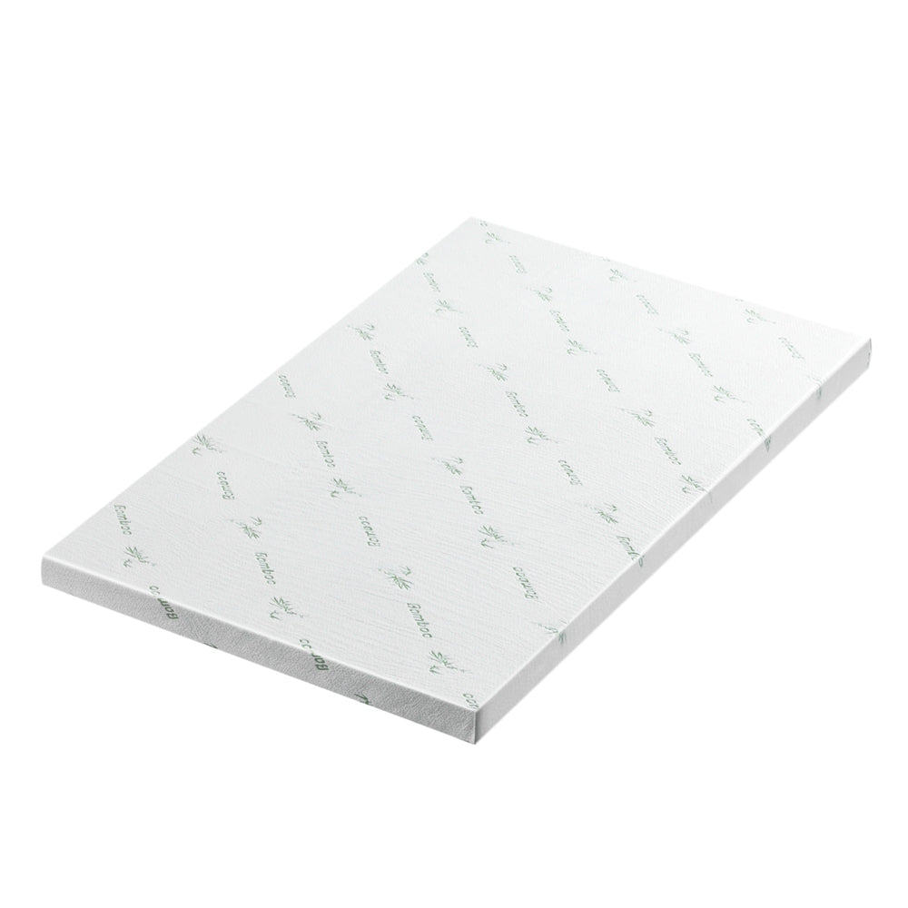 Velora Gel Foam Mattress Topper – White – 8 cm – King Single