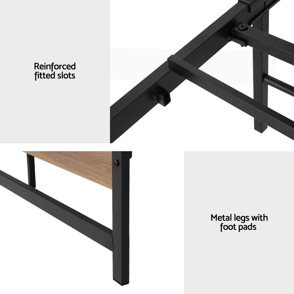 Carter Bed Head – Black – Double