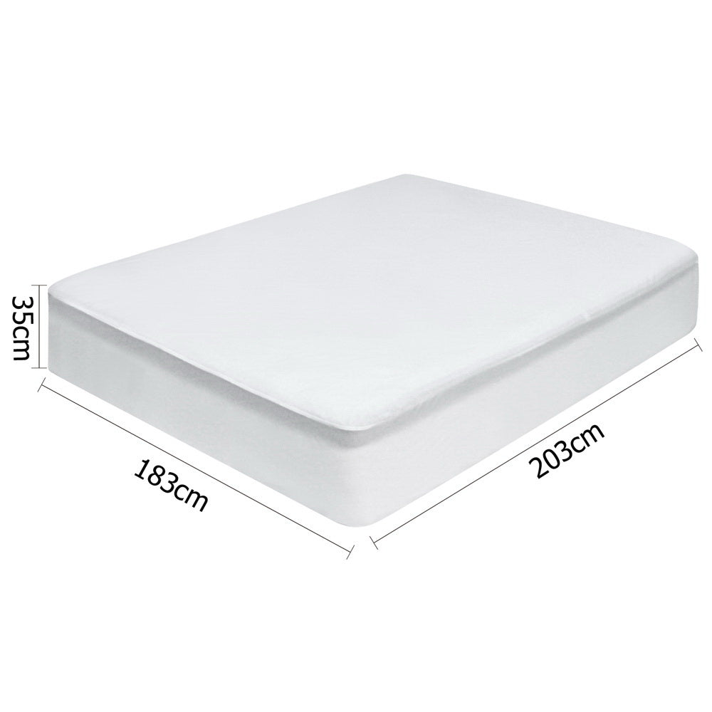 Bamboo Waterproof Mattress Protector - King