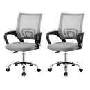 Cove 2x Mesh Office Chair Mid Back Grey