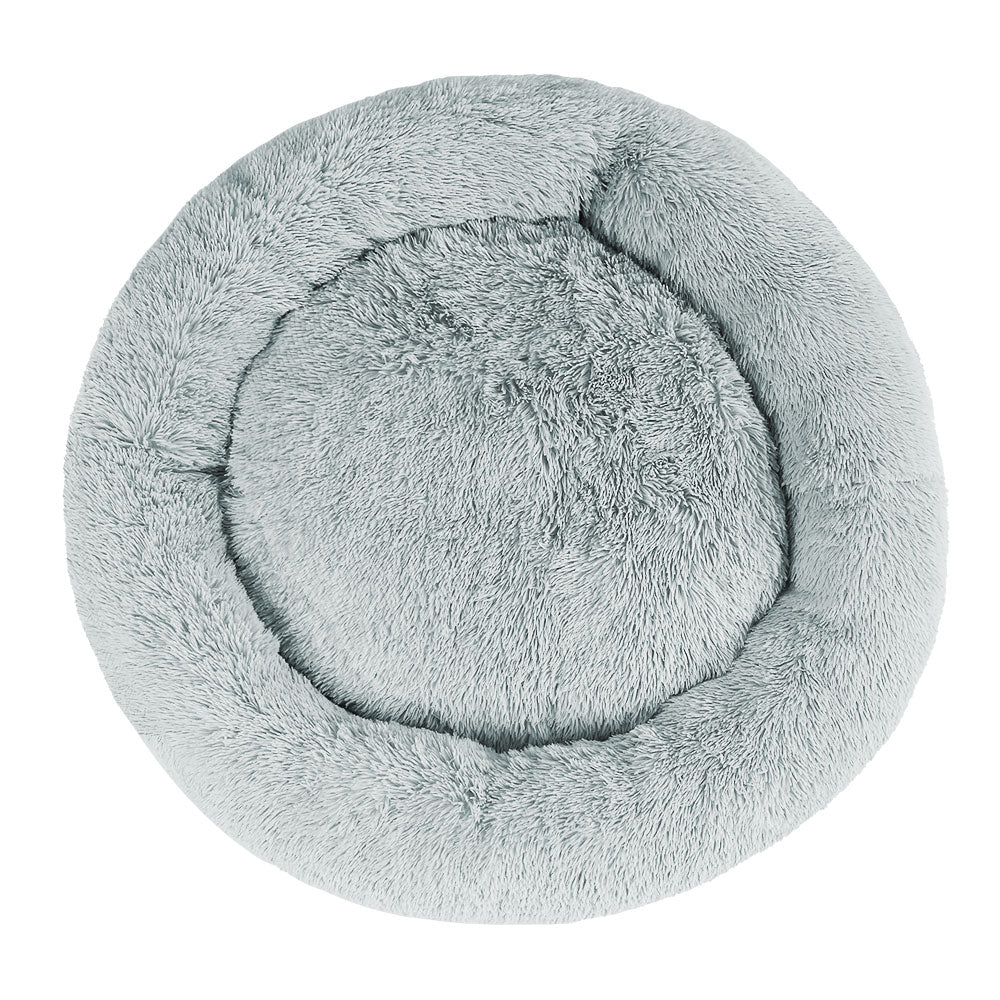 Serano Calming Pet Bed – Grey – Extra Large 110cm