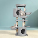 Cat Tree 123cm Tower Scratching Post Scratcher Wood Condo House Bed Toys