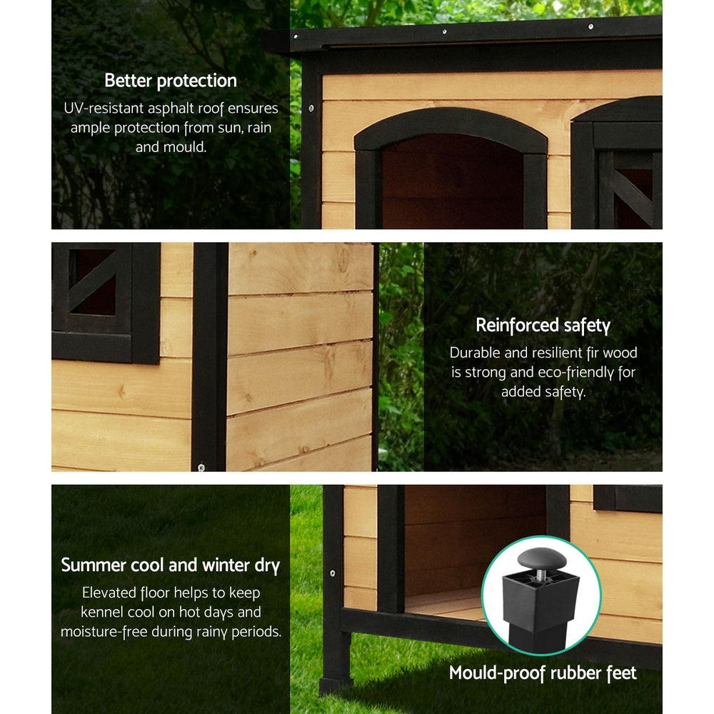 Lodge Extra Large Wooden Pet House – 96 cm