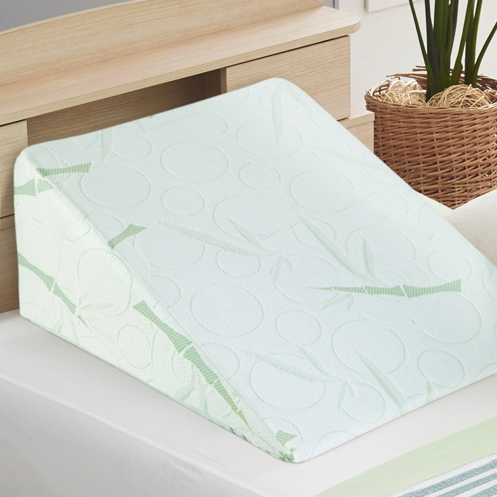 Wedge Pillow Bamboo Cover Twin Pack