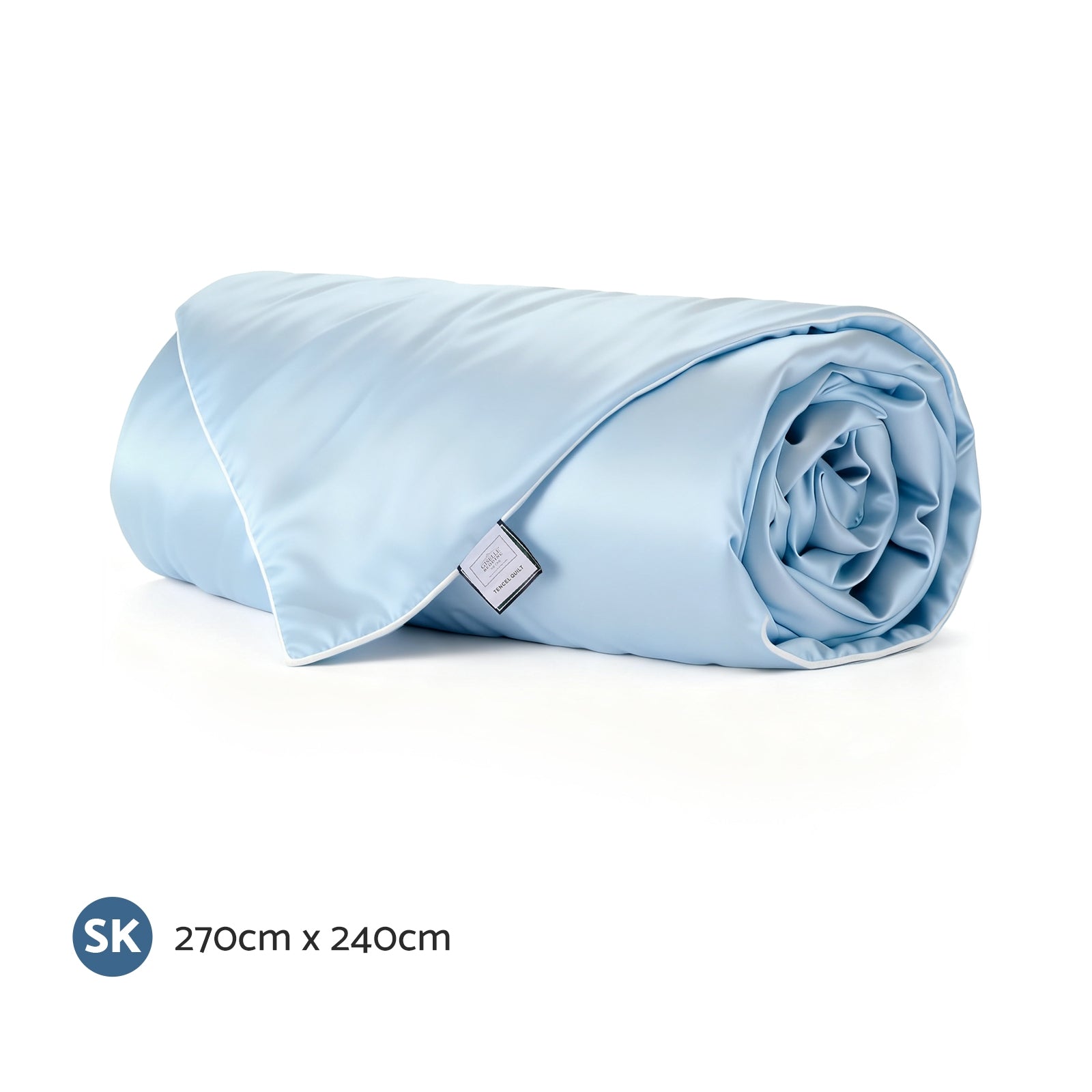 Breeze Tencel Quilt – Blue – Super King