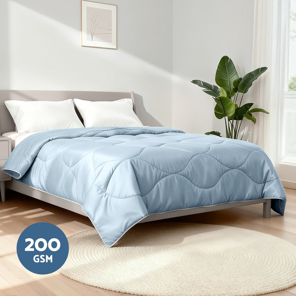 Breeze Tencel Quilt – Blue – Super King