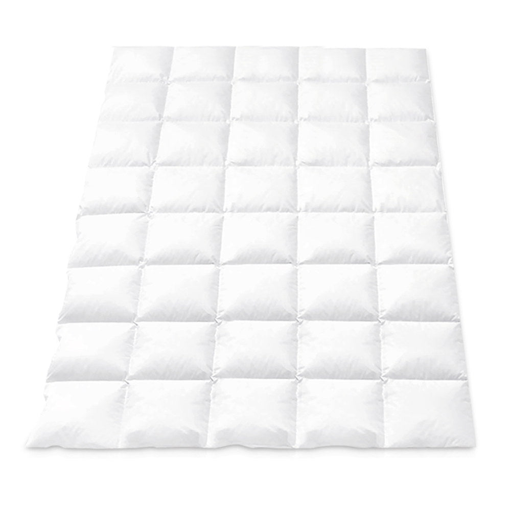 Linden 700GSM Duck Down Feather Quilt Duvet Doona Winter Blanket – Single