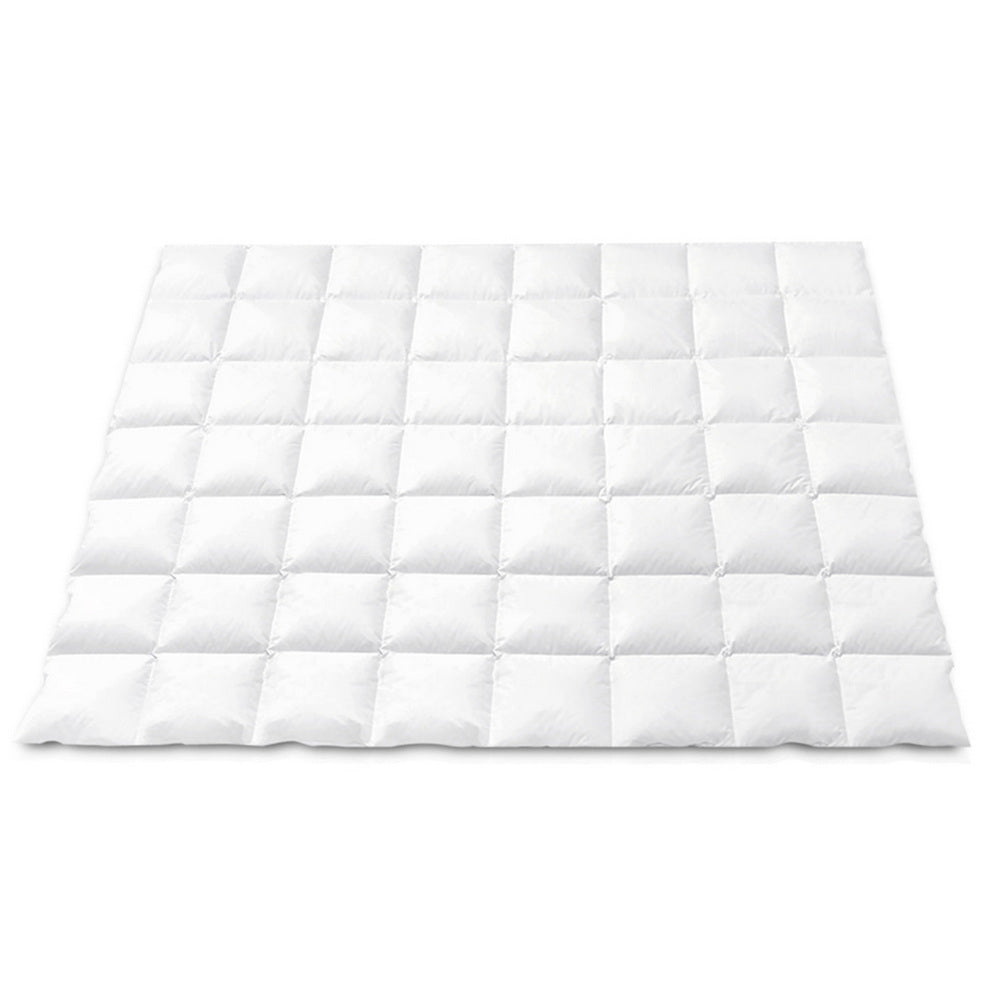 Linden 800GSM Goose Down Feather Quilt Winter Blanket Duvet Comforter – Double