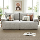 Arlo 2 Seater Sofa Modular Sectional Sofas Couch Bed No Assembly Living Room Grey