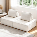 Rowan 2 Floor Sofa Lounge Chair with Pillow