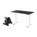 Atlas 140cm Electric Standing Desk with Mini Pedal Exercise Bike Home Office