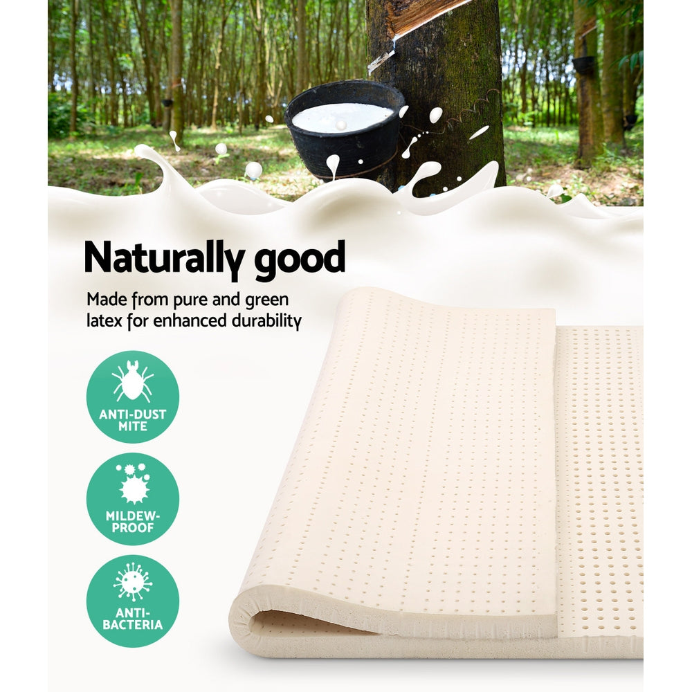 Slumber Latex Foam Mattress – White – Queen