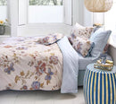 Cece Fiore White Quilt Cover Set