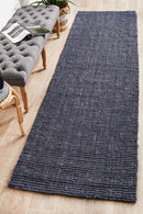 Solace Navy Modern Rug (Runner) Rugs