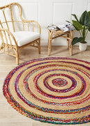 Avery Multi Modern Rug (Round) Rugs