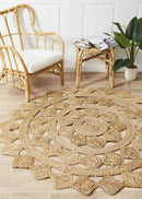 Astra Natural Modern Rug (Round) Rugs