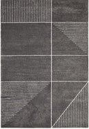 Zara Charcoal Textured Rug Rugs