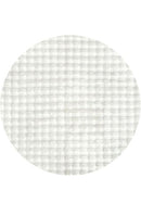Aria White Modern Rug (Round) Rugs