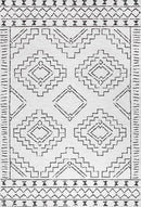 Solace White Modern Rug Rugs