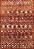 Verona Rust Modern Rug Rugs