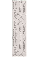 Wren Grey Modern Rug (Runner) Rugs