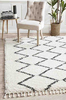 Wilder White Modern Rug Rugs