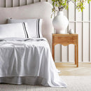 Cloud 1000 TC Egyptian Cotton White Charcoal Deep Sheet sets – Queen