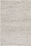 Seville Grey Textured Rug Rugs