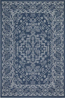 Aegean Navy Modern Rug Rugs