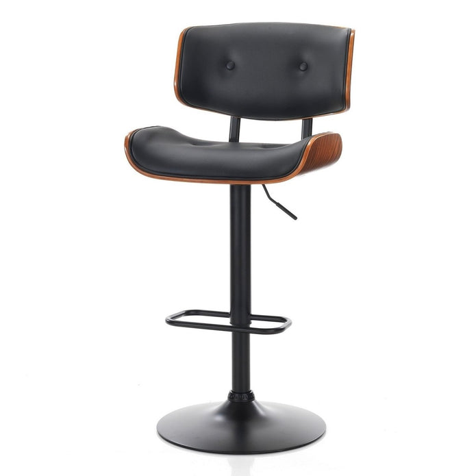 Rowan Swivel Bar Stool – Black – Single
