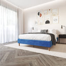 Vienna Velvet Bed Frame – Blue – Single