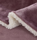 2-in-1 Teddy Sherpa Quilt Cover Set (Mve, Single)