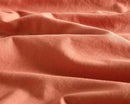 Vintage Washed Microfibre Pillowcase King Set – Terracotta