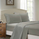 Atlas 1000TC Ultra Soft Bed Grey Flat & Fitted Sheet Set – King Single