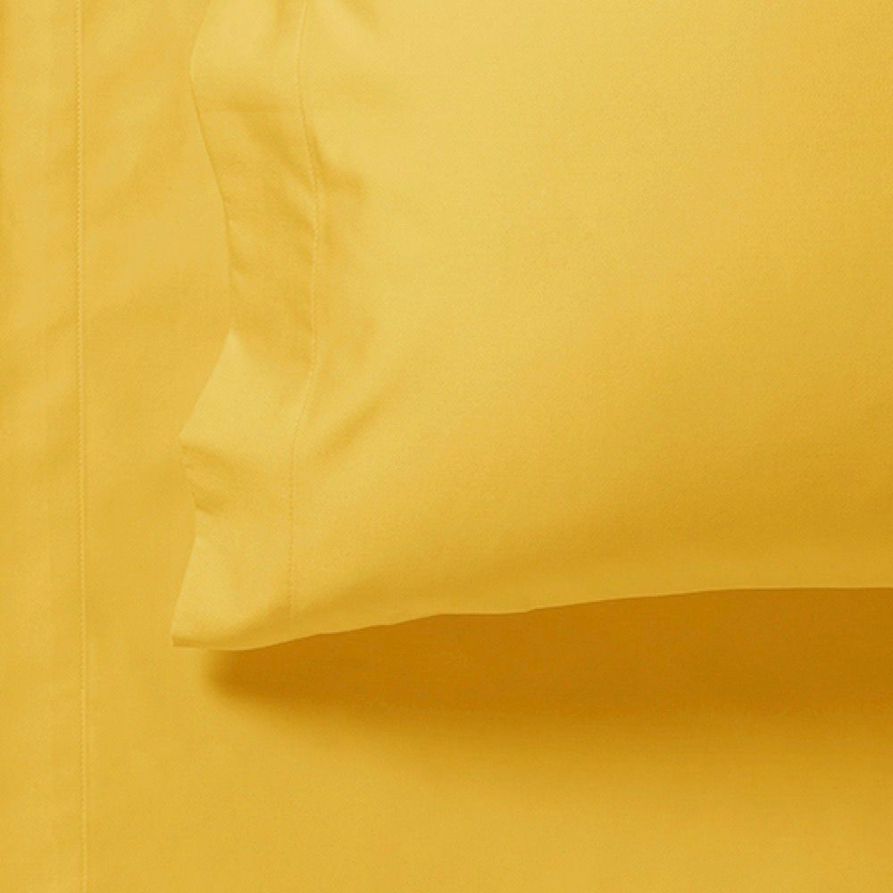 Linden Ultra Soft Fitted Sheet & 2 Pillowcases Set – Yellow – Queen