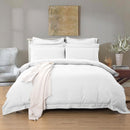 Rowan 1000TC Tailored White Duvet Quilt Cover Set – Queen