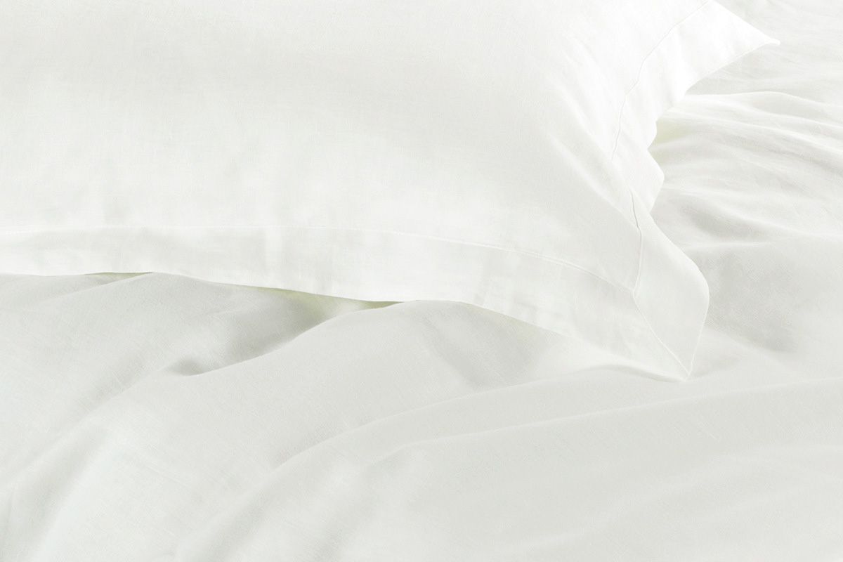 Arlo 1000TC Tailored Quilt Cover Set – White – Single