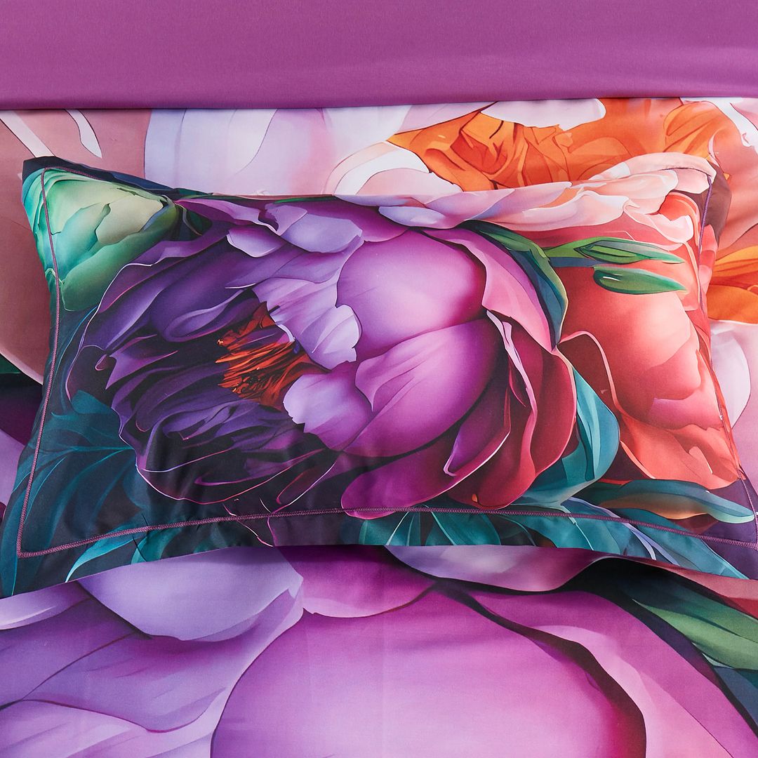 Kaie Floral Quilt Cover Set – Queen